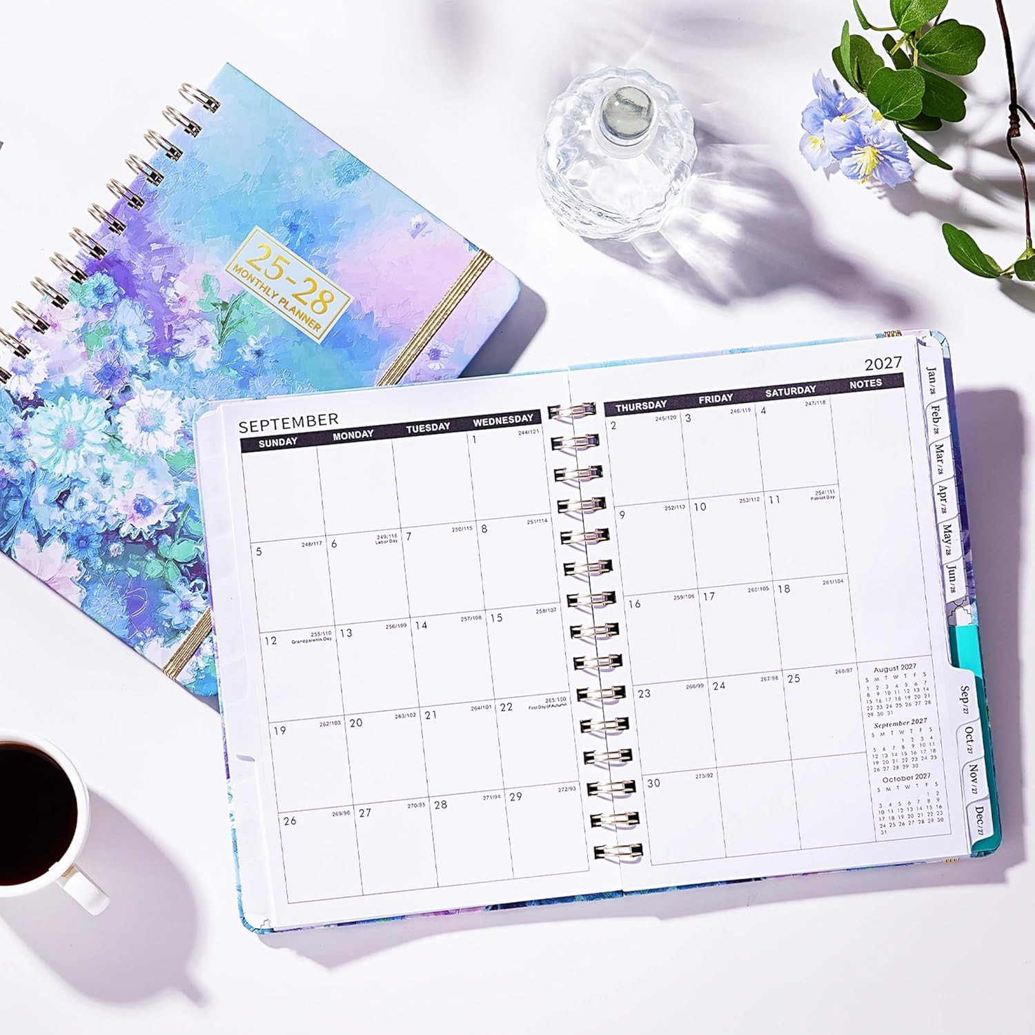 Monthly Planner 2025-2028, 3 Year Monthly Planner 2025-2028, JUL 2025-JUN 2028,