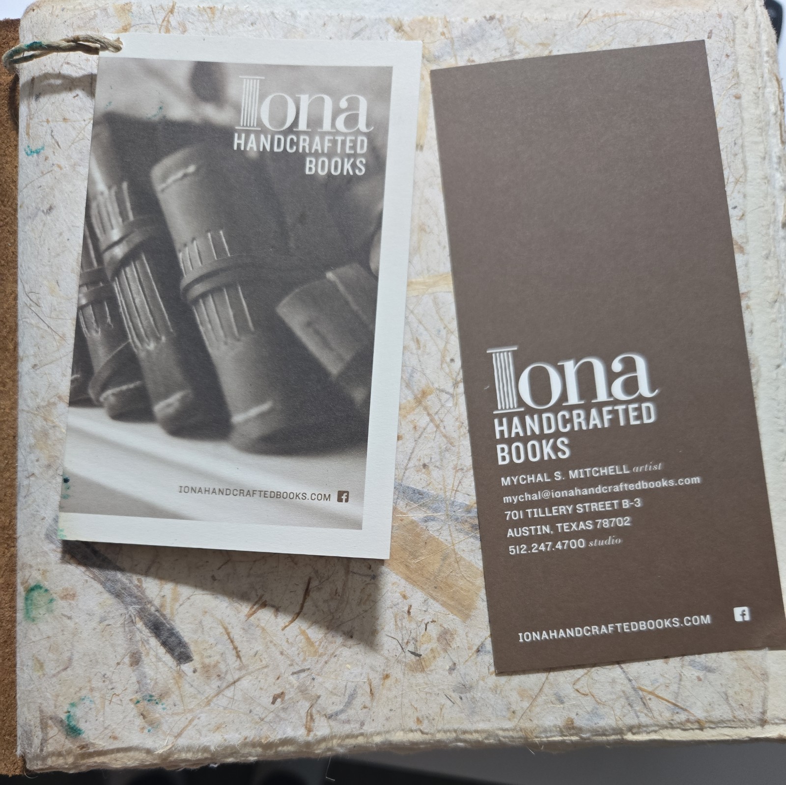 Iona Handcrafted Books Journal Traditional Italian Style Monk Hinge Pin Locking