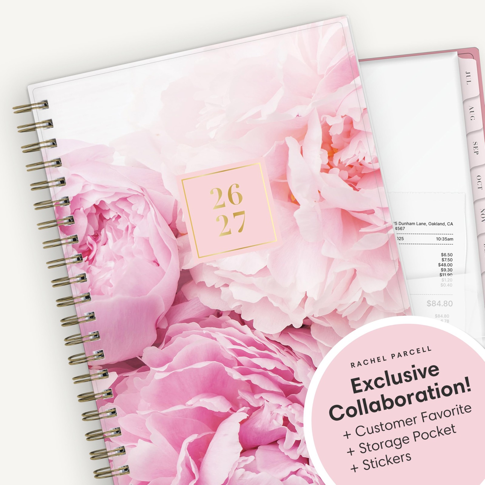 Blue Sky Rachel Parcell 2026-2027 Weekly and Monthly Academic Year Planner Ca…