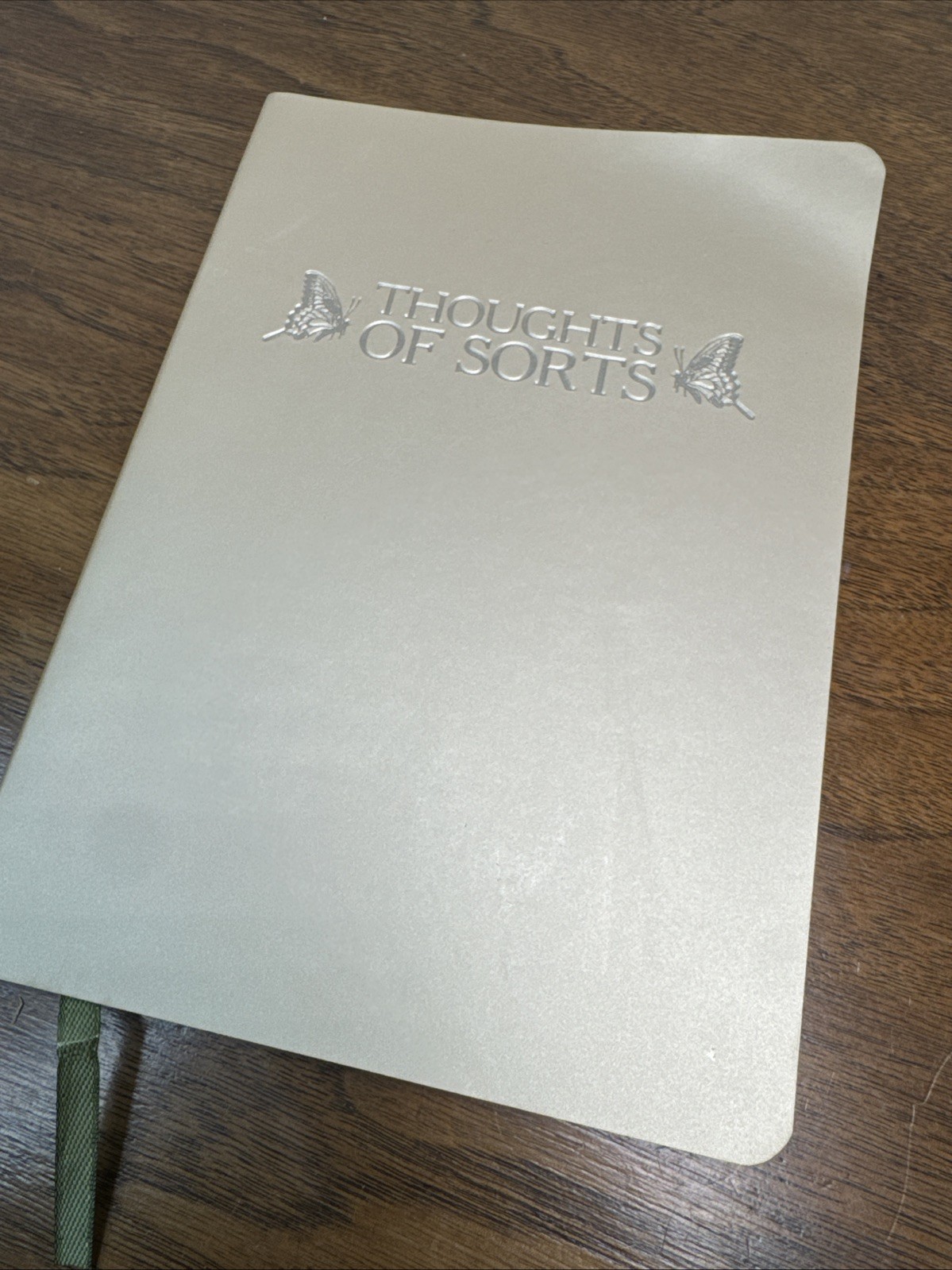 U Style “Thoughts Of Sorts” Floral Edge-Printed Journal, 120 Sheets, 5.75 x 8 in