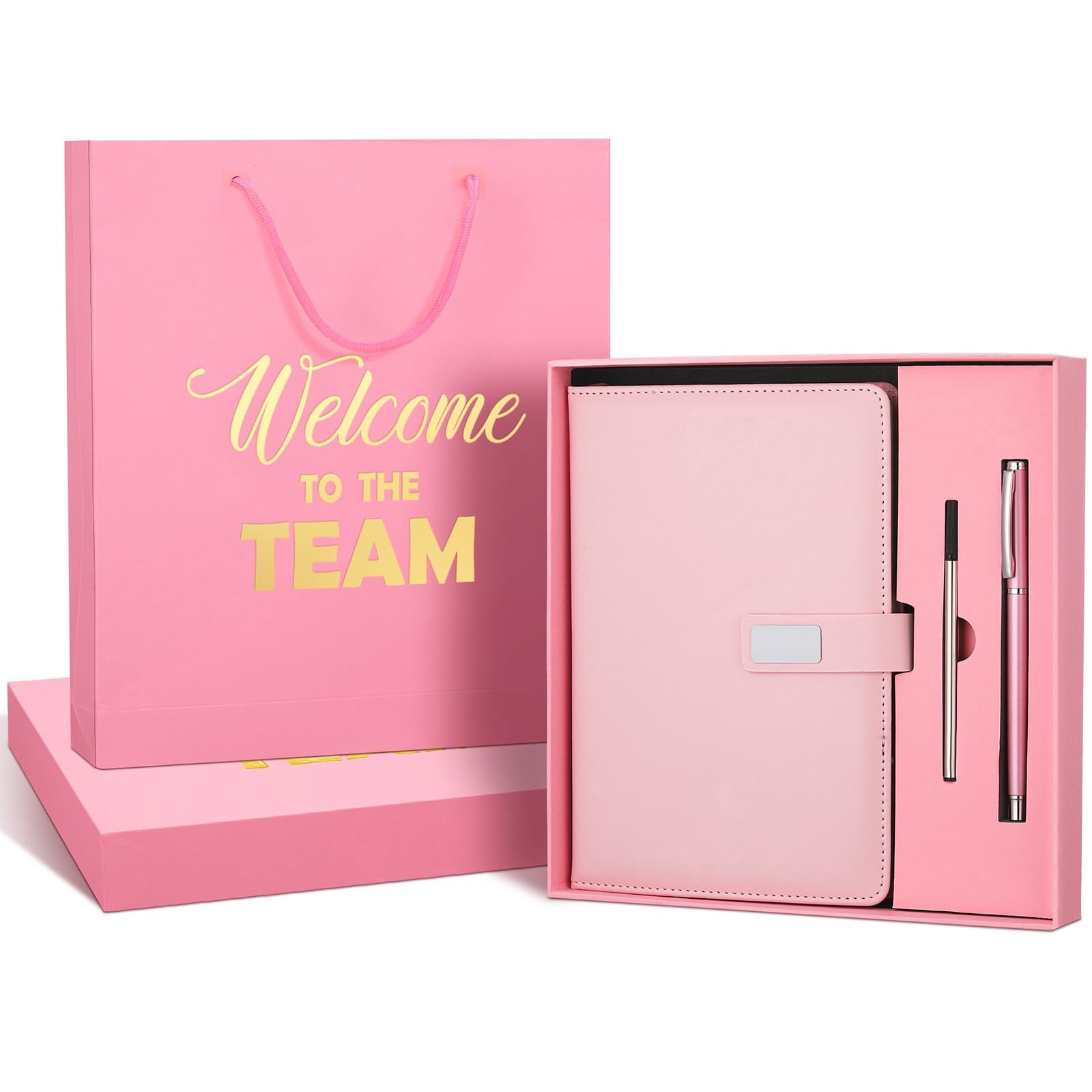 Sayglossy New Employee Welcome to The Team Gift 1 Count (Pack of 1), Pink