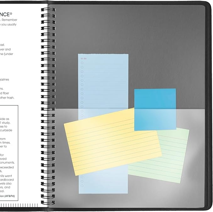 AT-A-GLANCE Weekly Appointment Book 2026 Planner 8-1/4″ x 11″ Black (709500526)