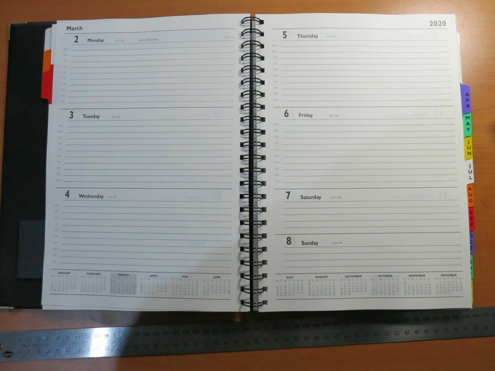 2026 A5 Weekly Diary Compendium Organiser Planner Journal Portfolio PU Leather