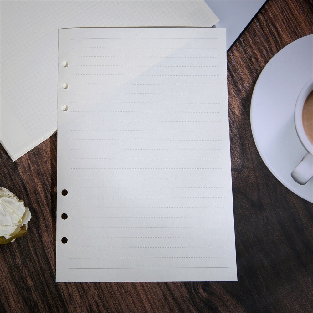 1 Copy Binder Notebook Paper A5 Refill Paper Loose Leaf 45 Pages 21x14cm 9 Type
