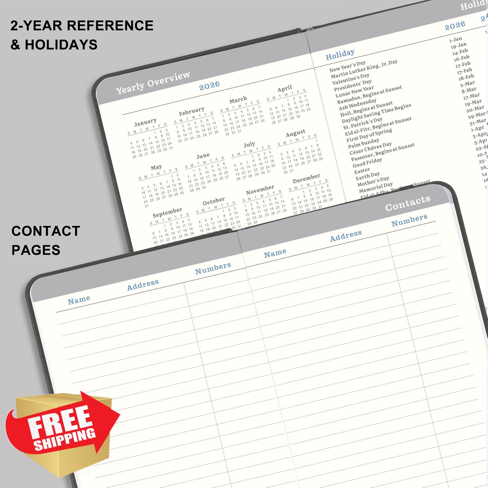 Lemome Pocket Calendar 2026-2027 Academic Planner