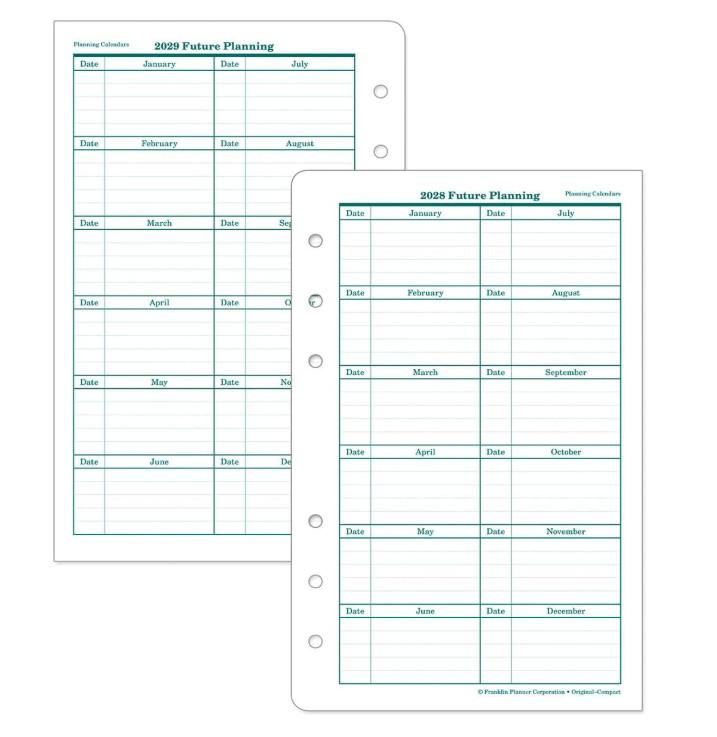 Two Page Per Day – Ring-Bound (Compact, Apr 2026 – Mar 2027)