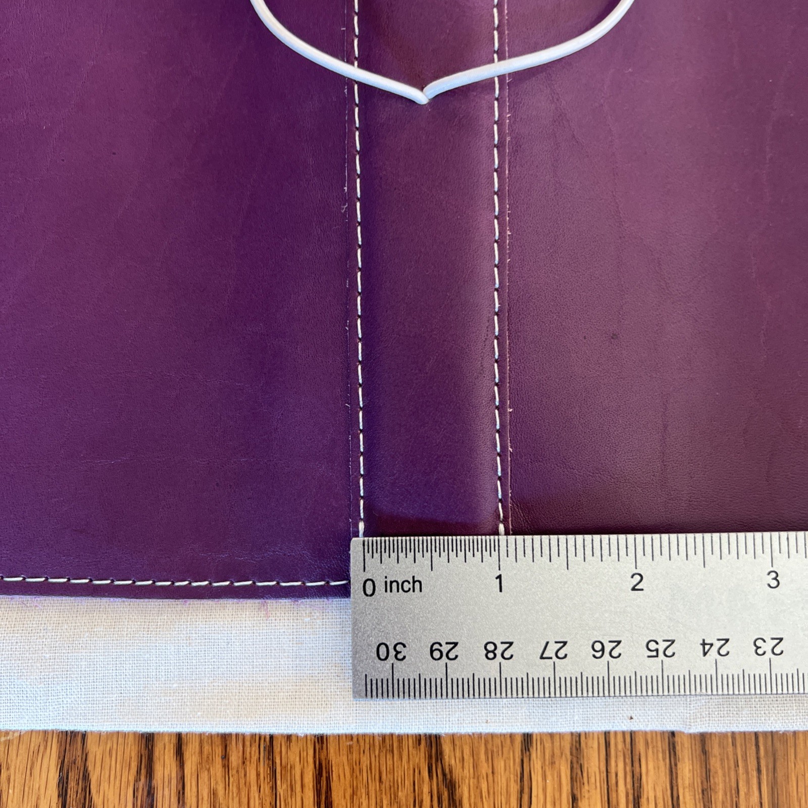 Foxy Fix No. 5 Leather Purple Travelers Notebook w/ Dust Bag RARE