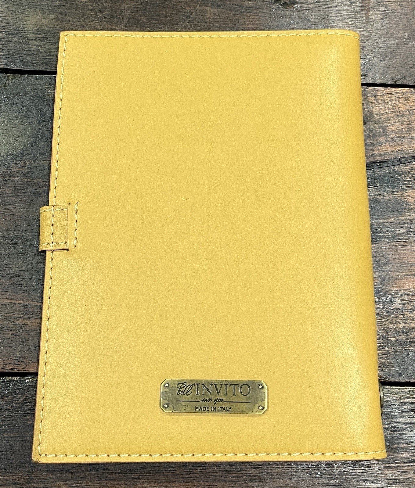 Bell’INVITIO Italian Leather Journal In Camel with Notebook. $135 Retail! NEW!