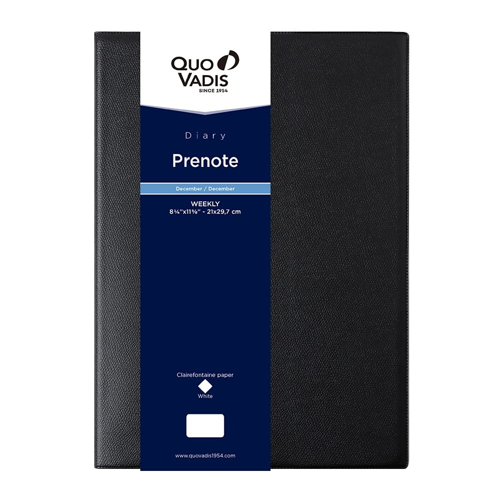 QUOVADIS Diary “Prenote/Ampara” Black qv02401bk