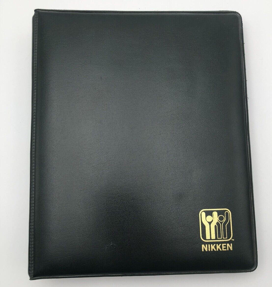 Franklin Type Classic Open Binder 3-Ring Green Faux Leather Made in the USA