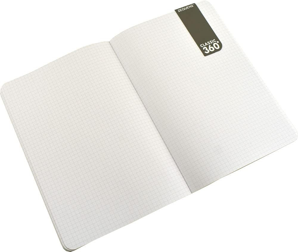 Classic 360 Signature Series, Size: A5 Large, Color: Black, Paper: Grid, Soft Co