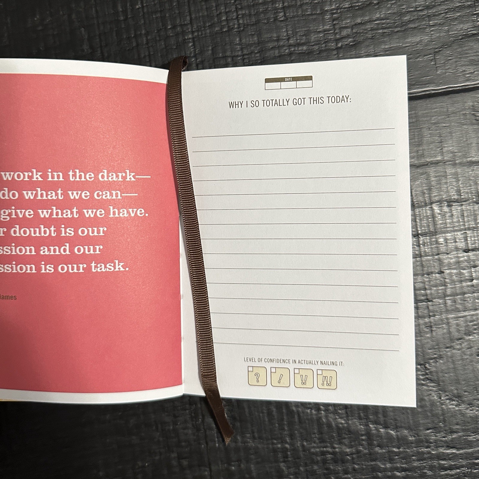Knock Knock I Totally Got This: Inner-Truth Journal Hardcover Teal