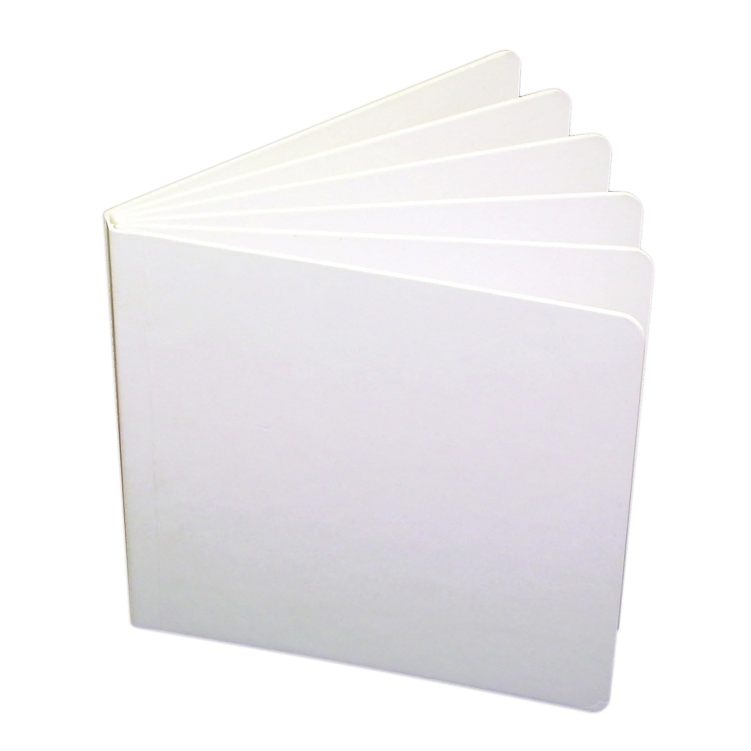 Ashley Portrait Hardcover Blank Pages Book 1 Count (Pack of 1), White