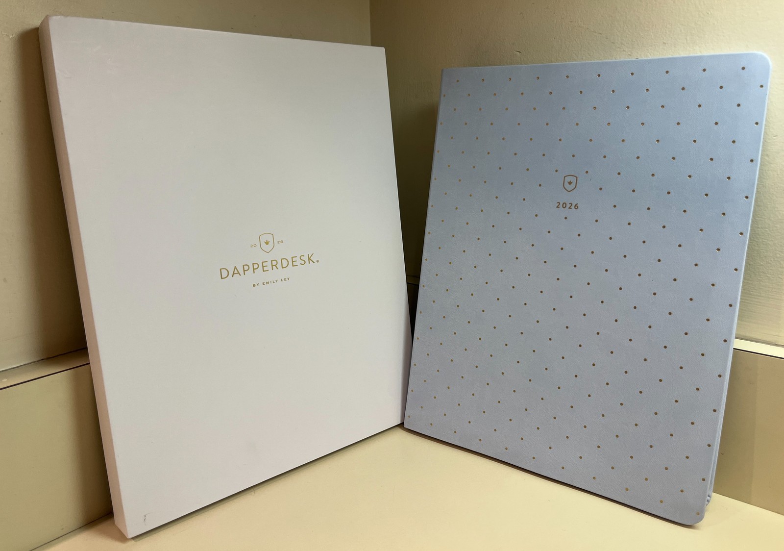 Open Box – Emily Ley Carolina Dot 2026 Bookbound Weekly Dapperdesk Planner