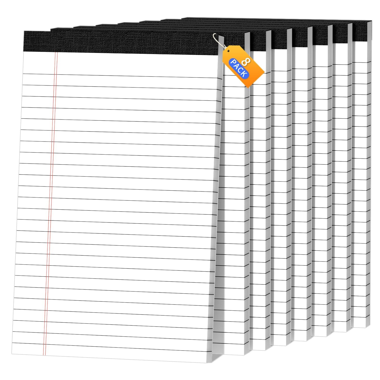 8 Pack Legal Pads 5×8, Small Notepads for Meeting Notes, to-Do Lists & Office…