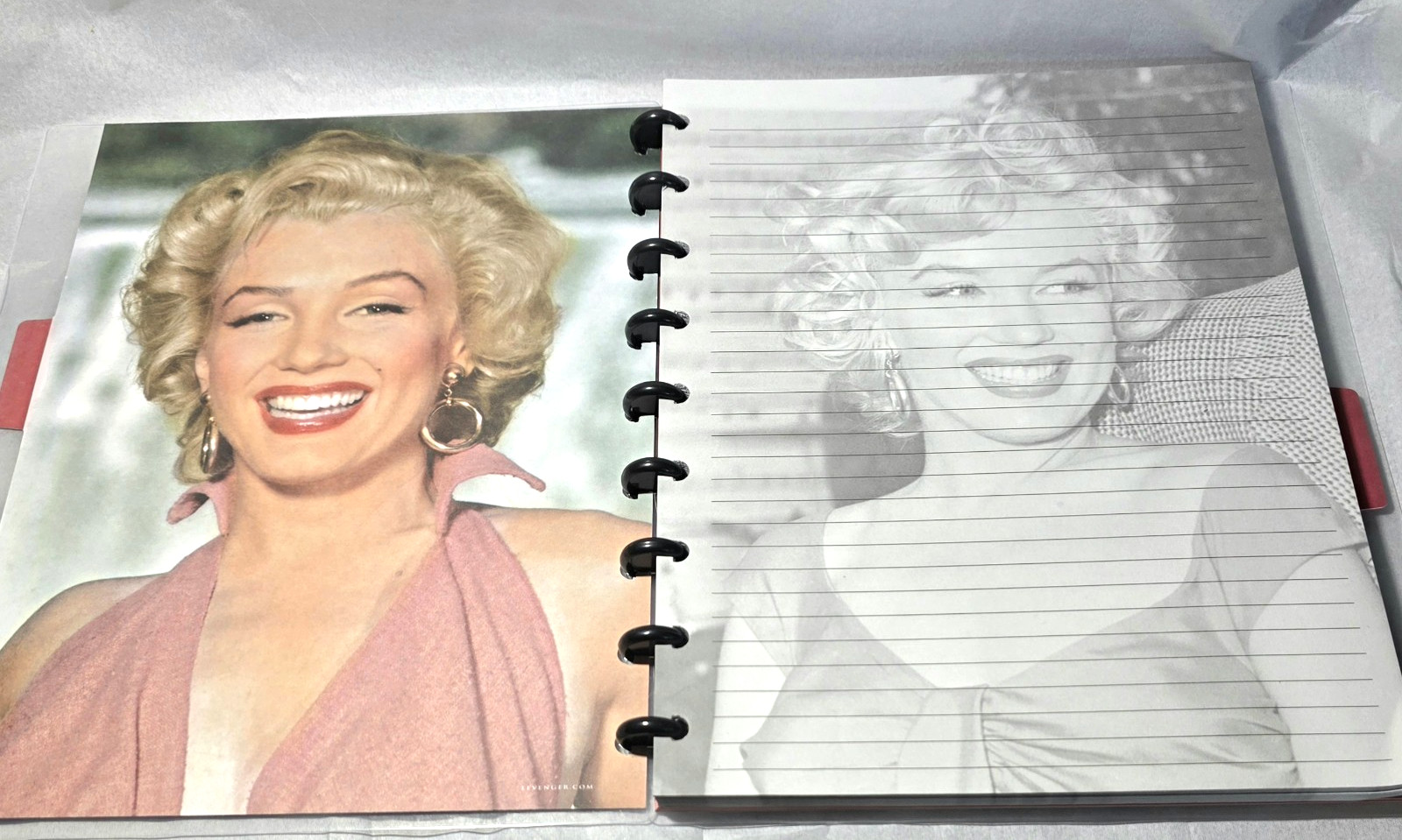 New Levenger Circa Marilyn Monroe Ruled Plus Plan Notebook 70 sheets