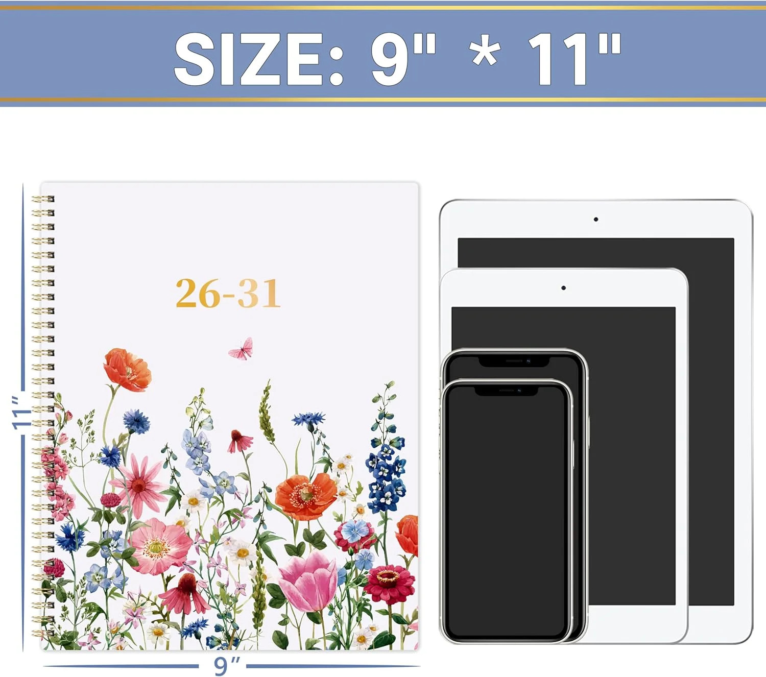 Monthly Planner 2026-2031 – 5 Year Planner/Calendar, 2026-2031 Monthly Calendar