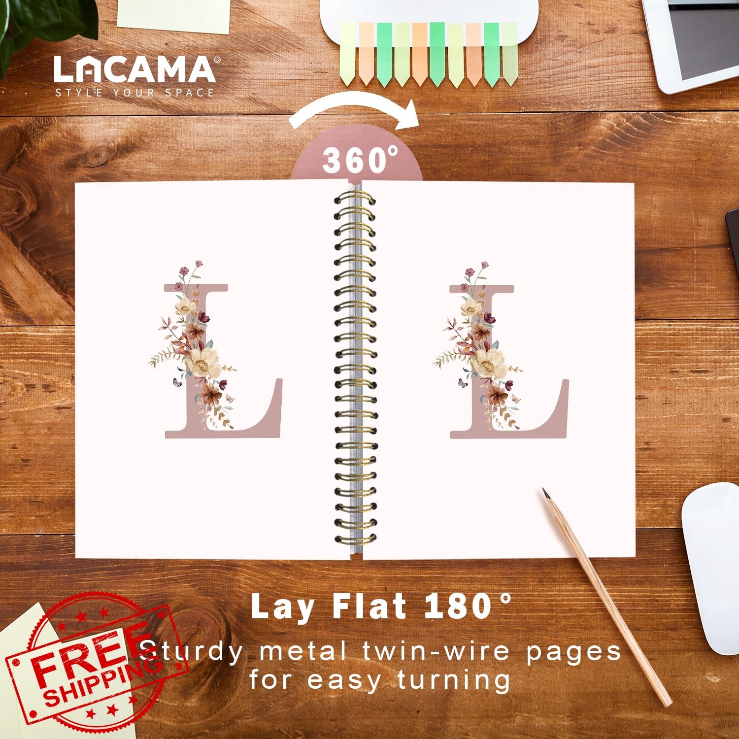 Lacama wildflower L notebook 5.5×8.3