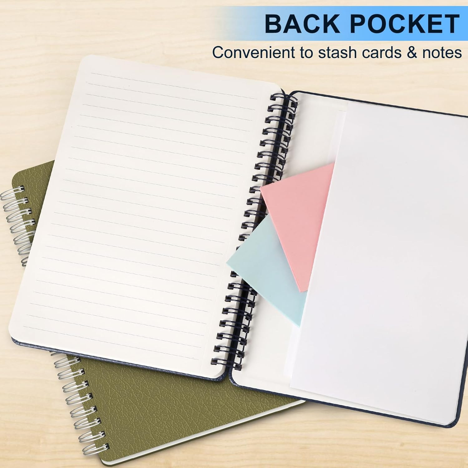 Lined Spiral Journal Notebook with 160 Pages, 8×5.7in, A5 Spiral Notebook, Journ