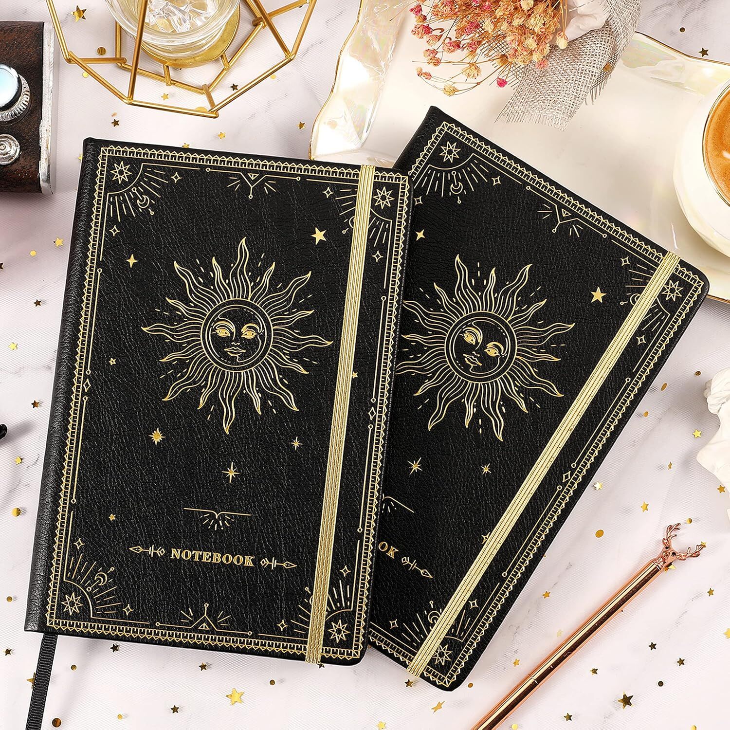 Ruled Notebook/Journal – Premium Thick Paper Faux Leather Classic Writing Notebo