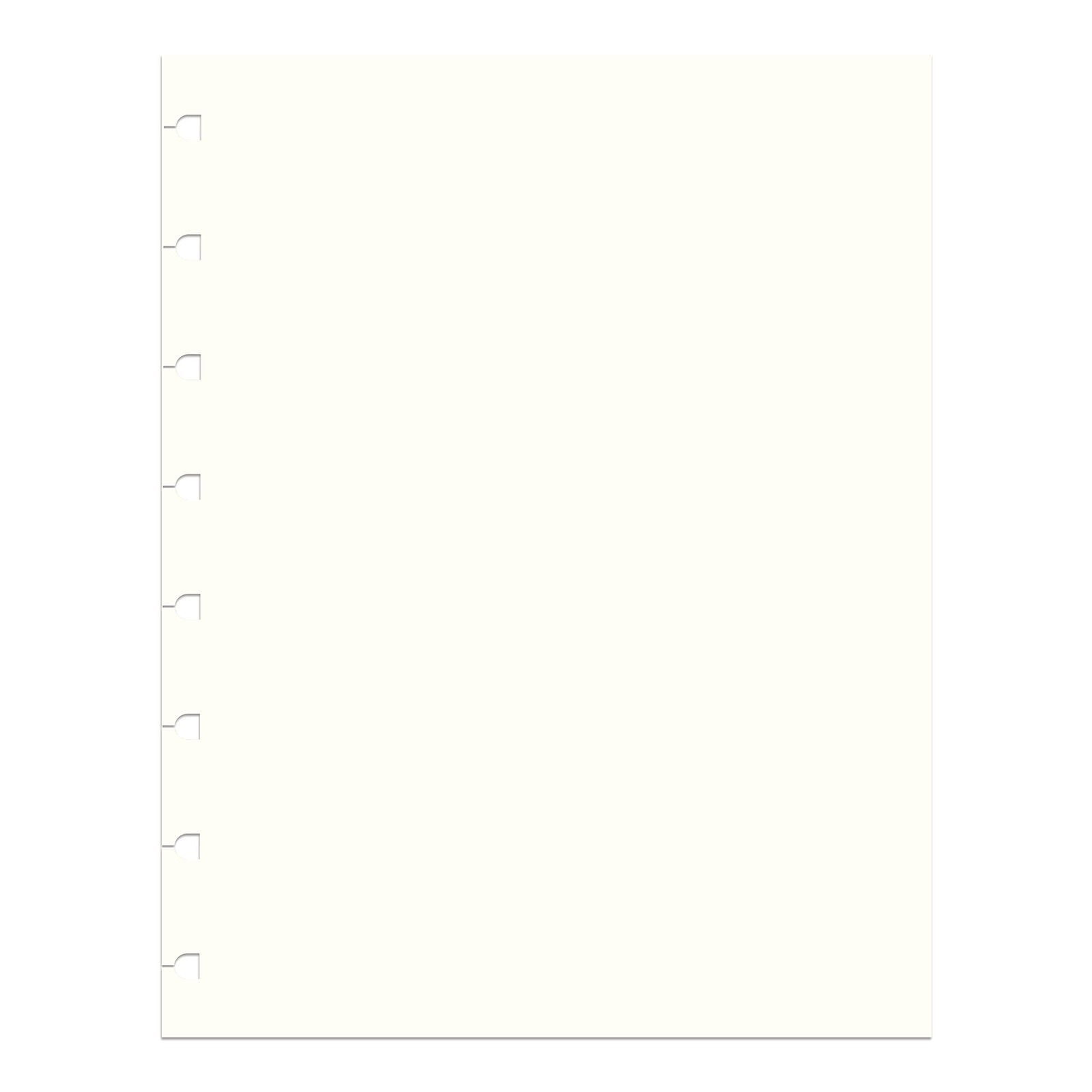 Notebooks A5 Plain Journal Refill Movable 32 Cream Sheets 8 1/4 x 5 13/16 Inch