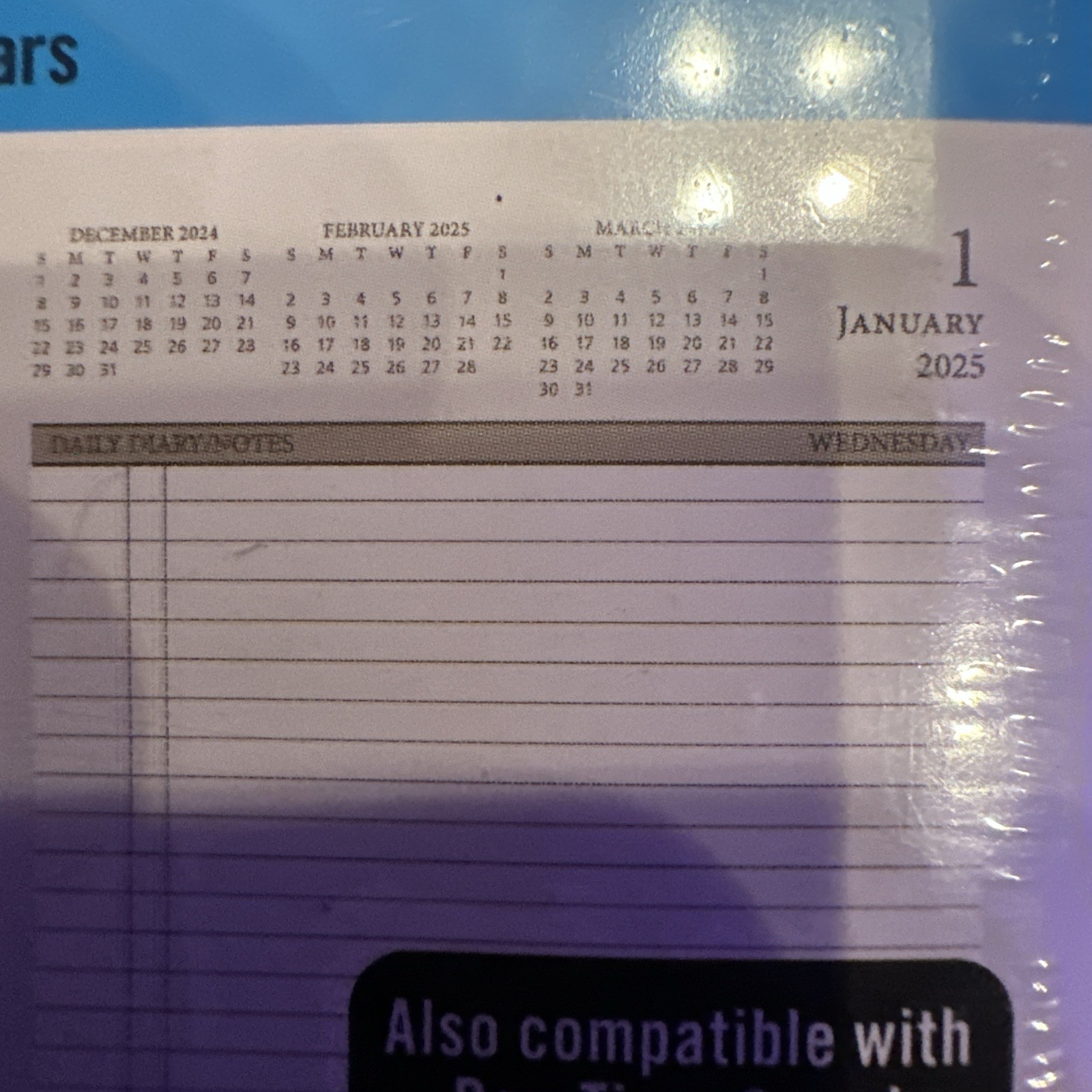 2025 Daily Planner My Day Refill AT-A-GLANCE Size 3 White Tabs 471-225