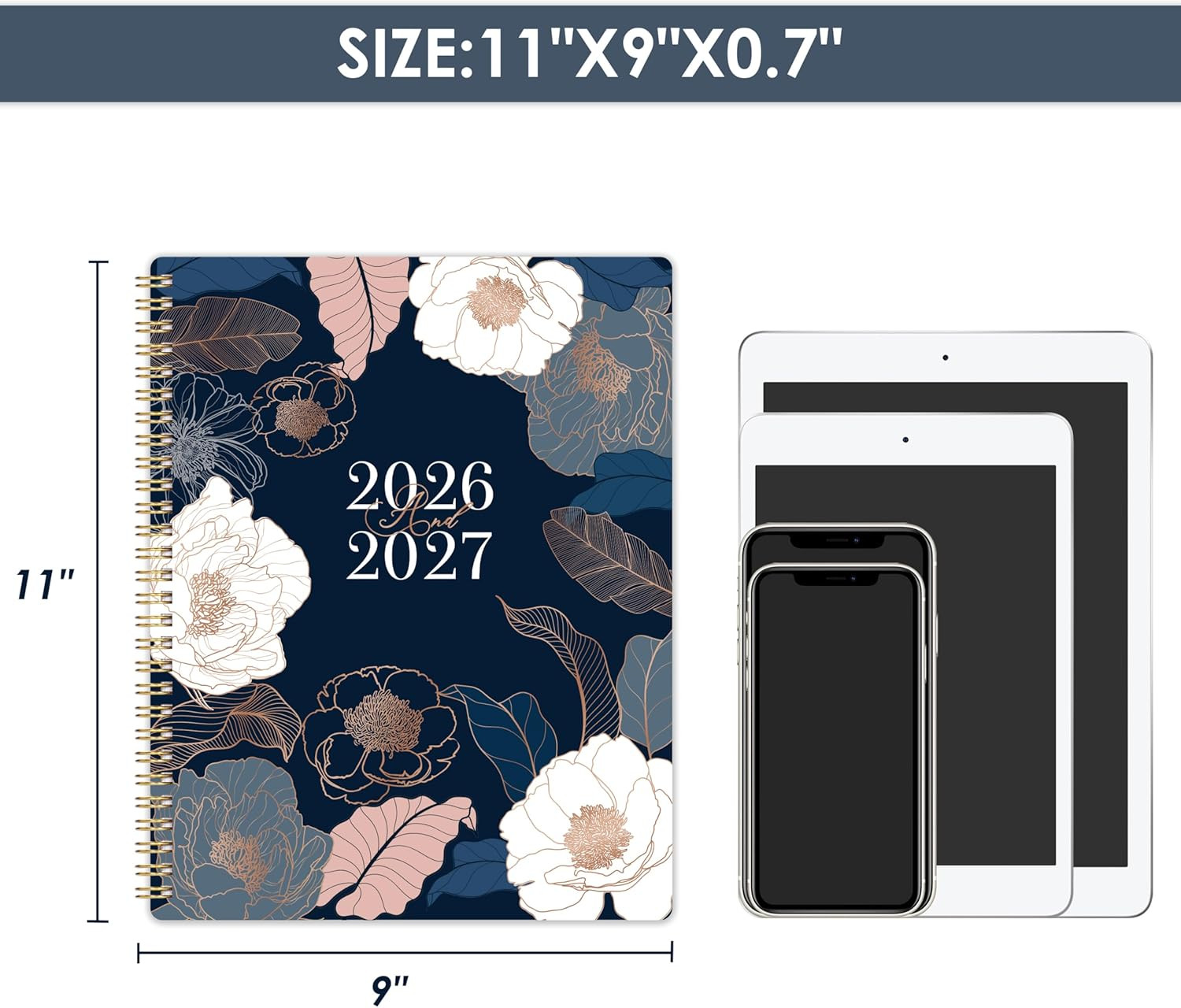 Planner 2026-2027 – Academic Planner 2026-2027, Jul.2026 – Jun.2027, 9″ x 11″, 2