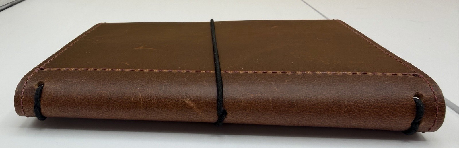 Sojourner Pocket Plus Traveler’s Notebook Brown Leather 4 Elastic Folio TN