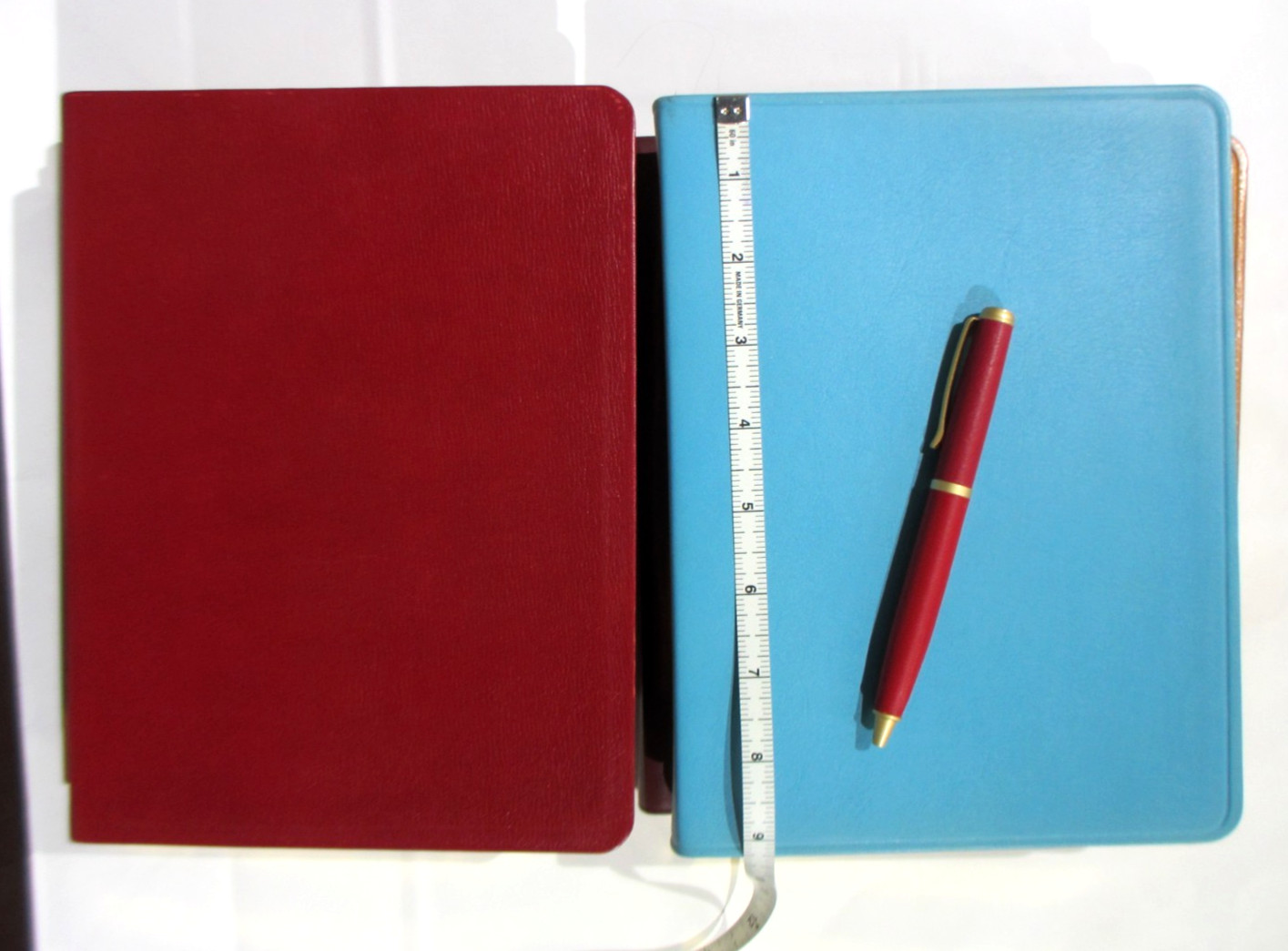 Graphic Image 9″ Journal Notebook Leather Soft Cover 224 UNLINED Pages RED