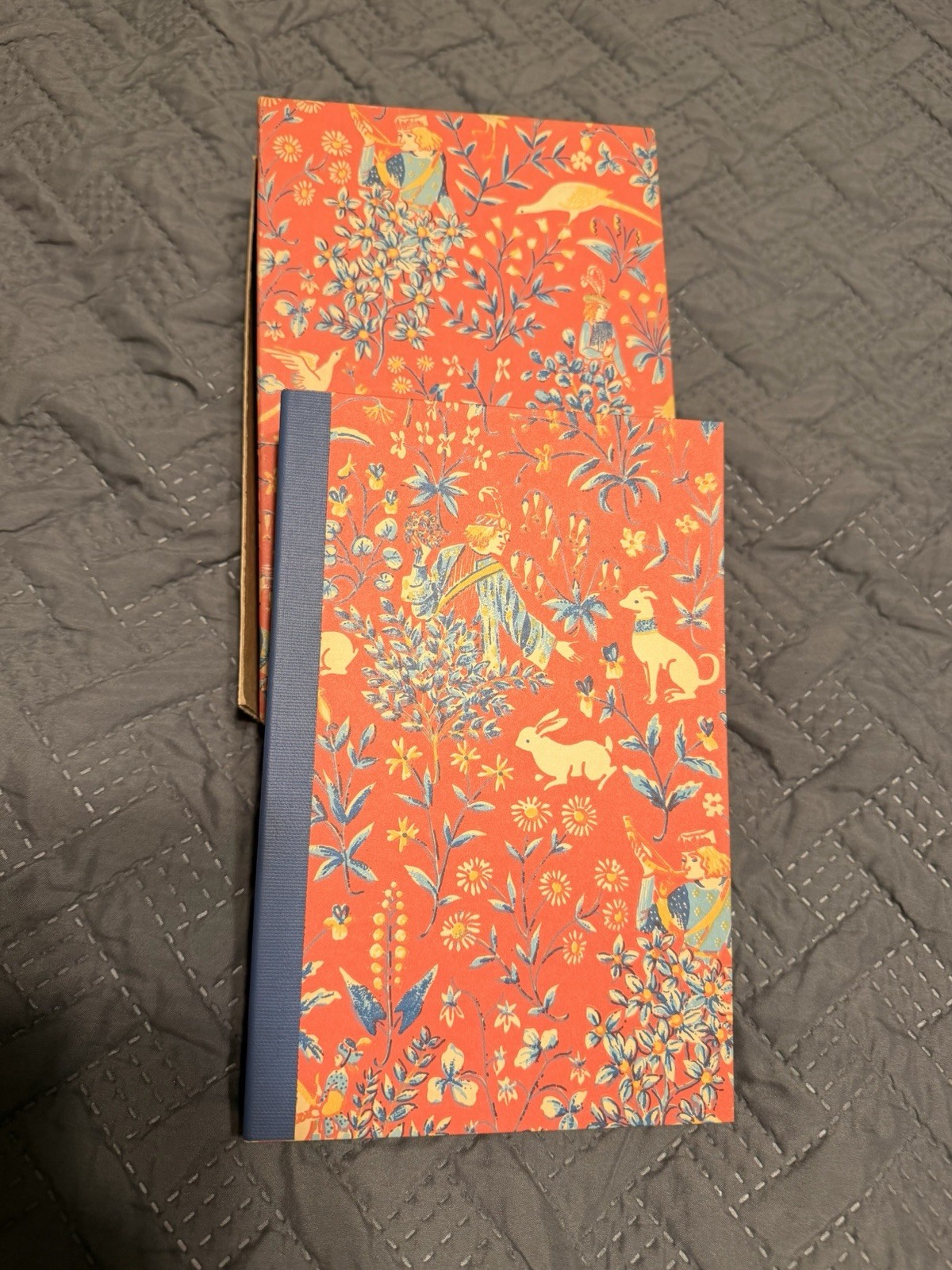 Notebook Journal NOS Red With Animals Rifle Paper Co. Menagerie Design