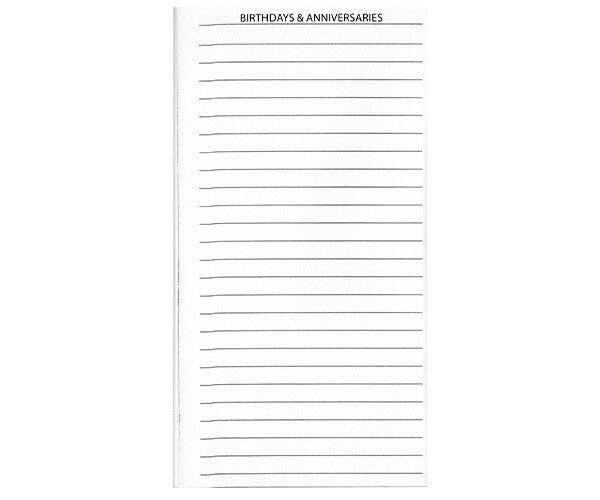 Funny Sayings 2 Year 2026 – 2027 Pocket Calendar Planner with Notepad