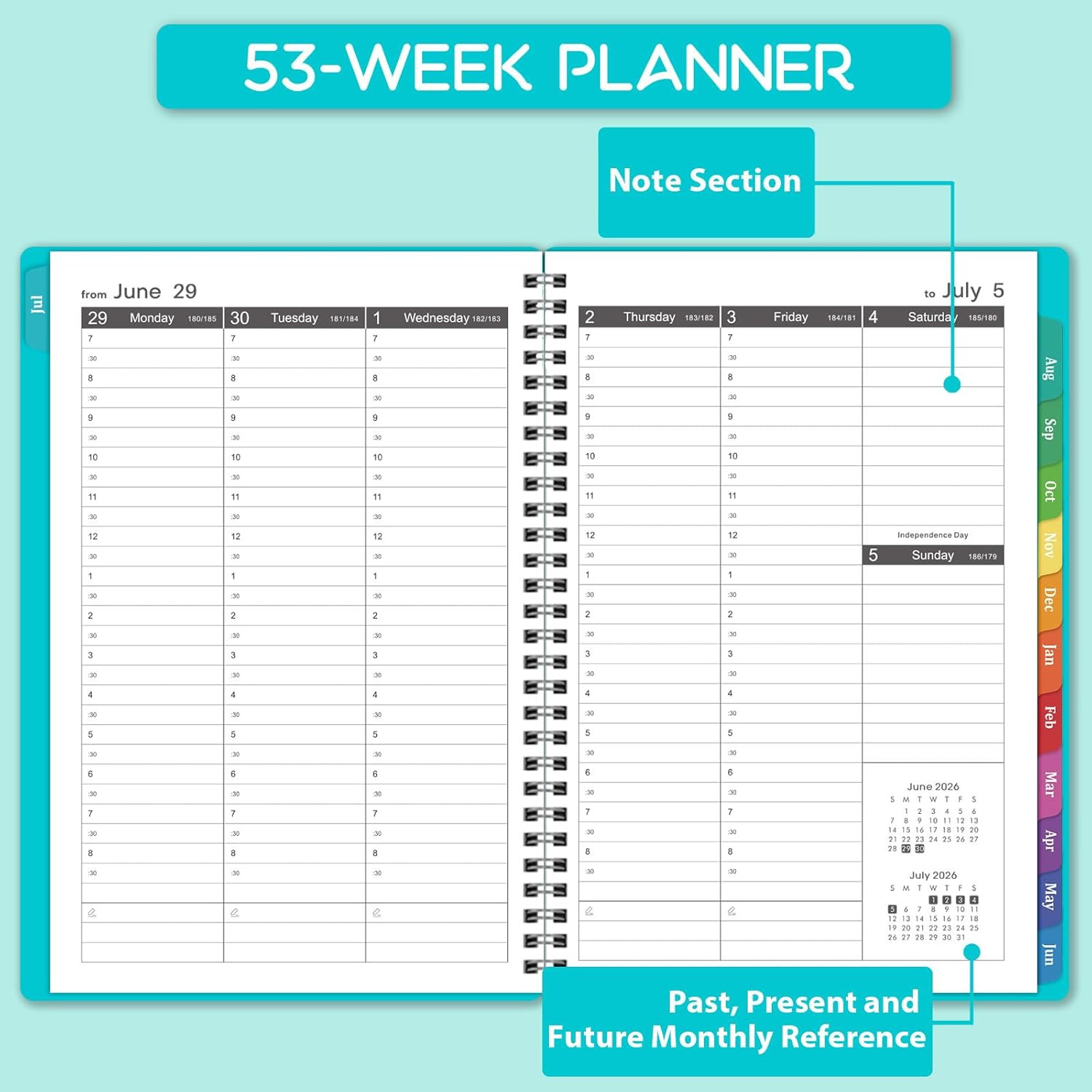 2026-2027 Appointment /Planner – Weekly Appointment /Planner 2026-2027, July 202
