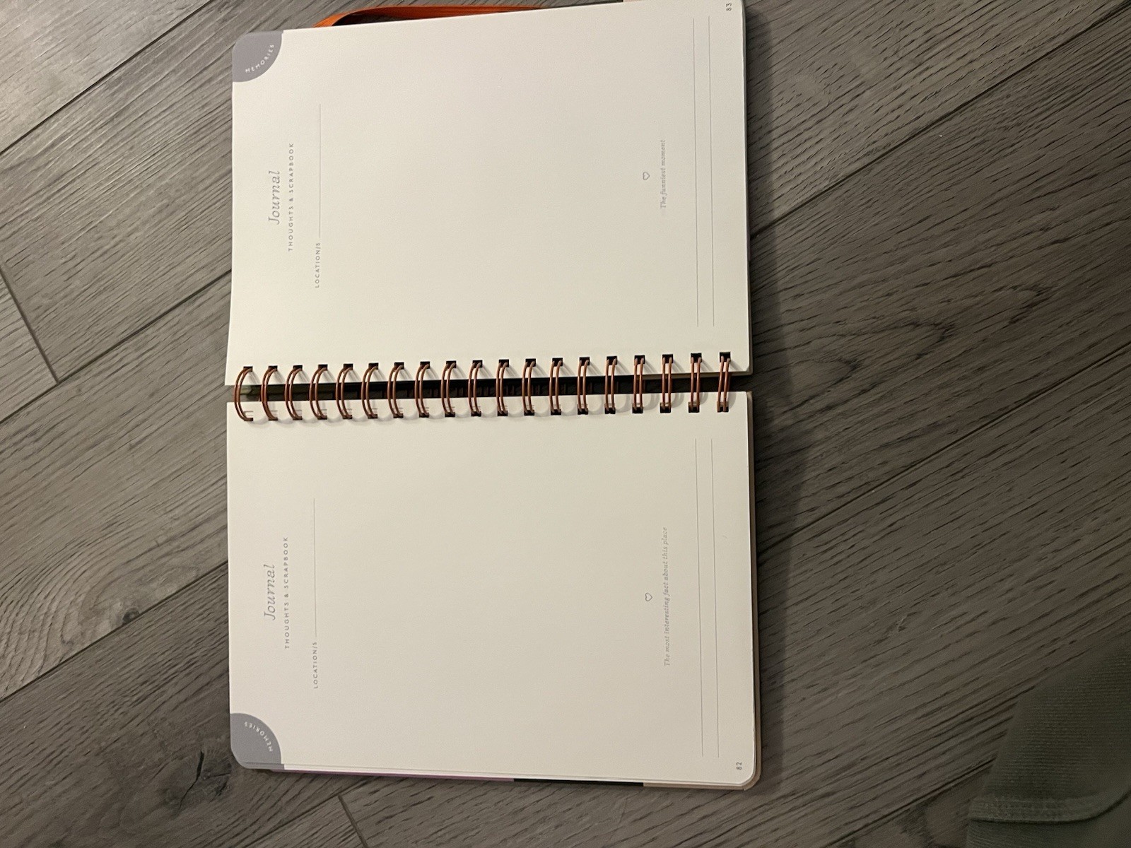 Papier Travel Journal My Adventures Journey Trip Plan Budget Packing Writing