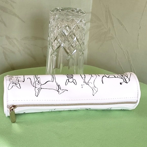 KATE SPADE DOG PARTY JOURNAL + PEN/PENCIL CASE SET:NWT