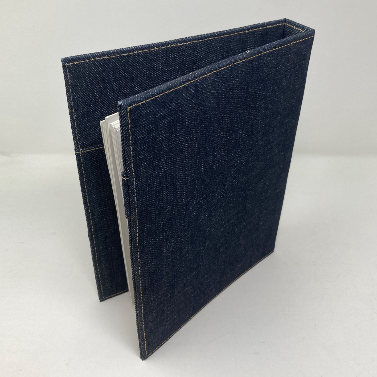 Levis Strauss & Co Denim 3-Ring Binder Employee Notebook VTG 8×10