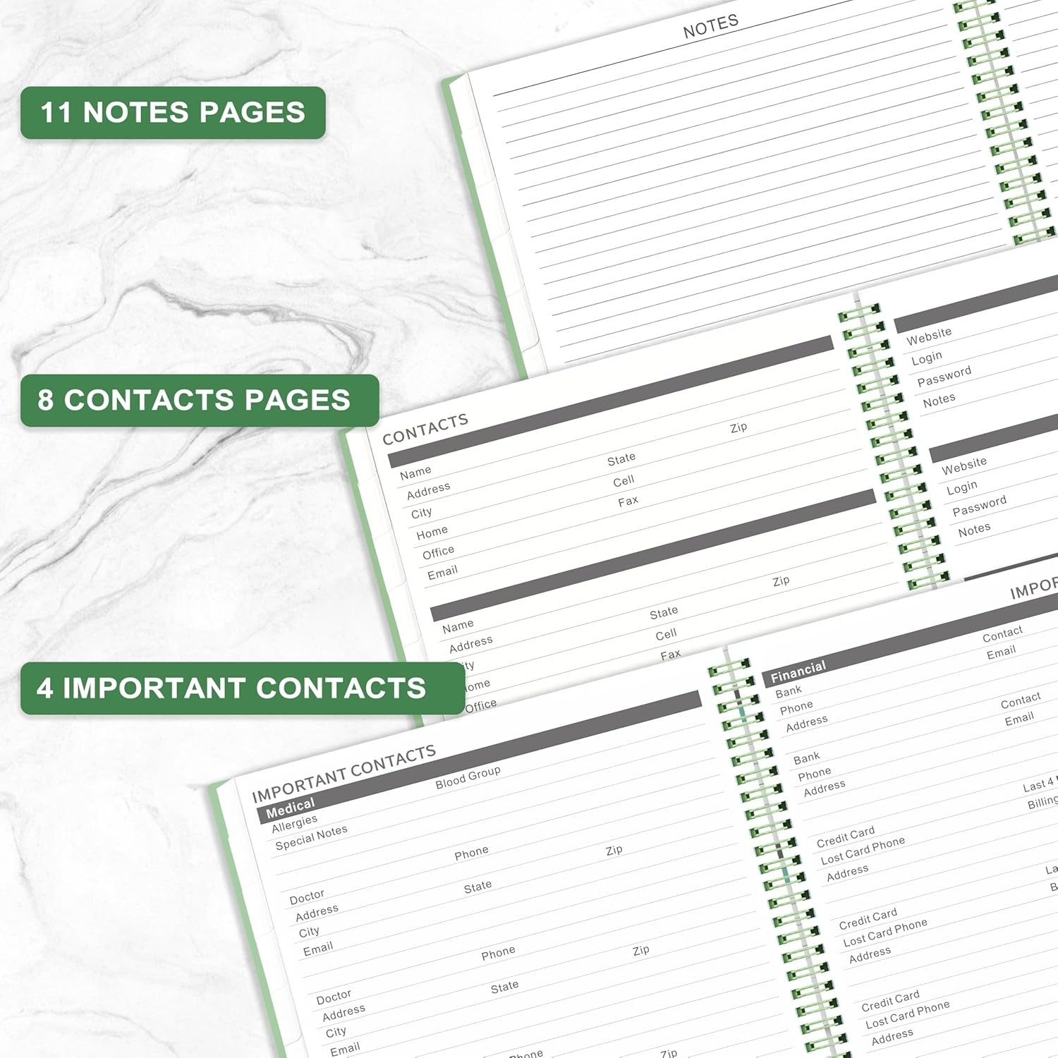 Quality 2026 Calendar: Monthly Planner with Durable Twin-Wire Binding
