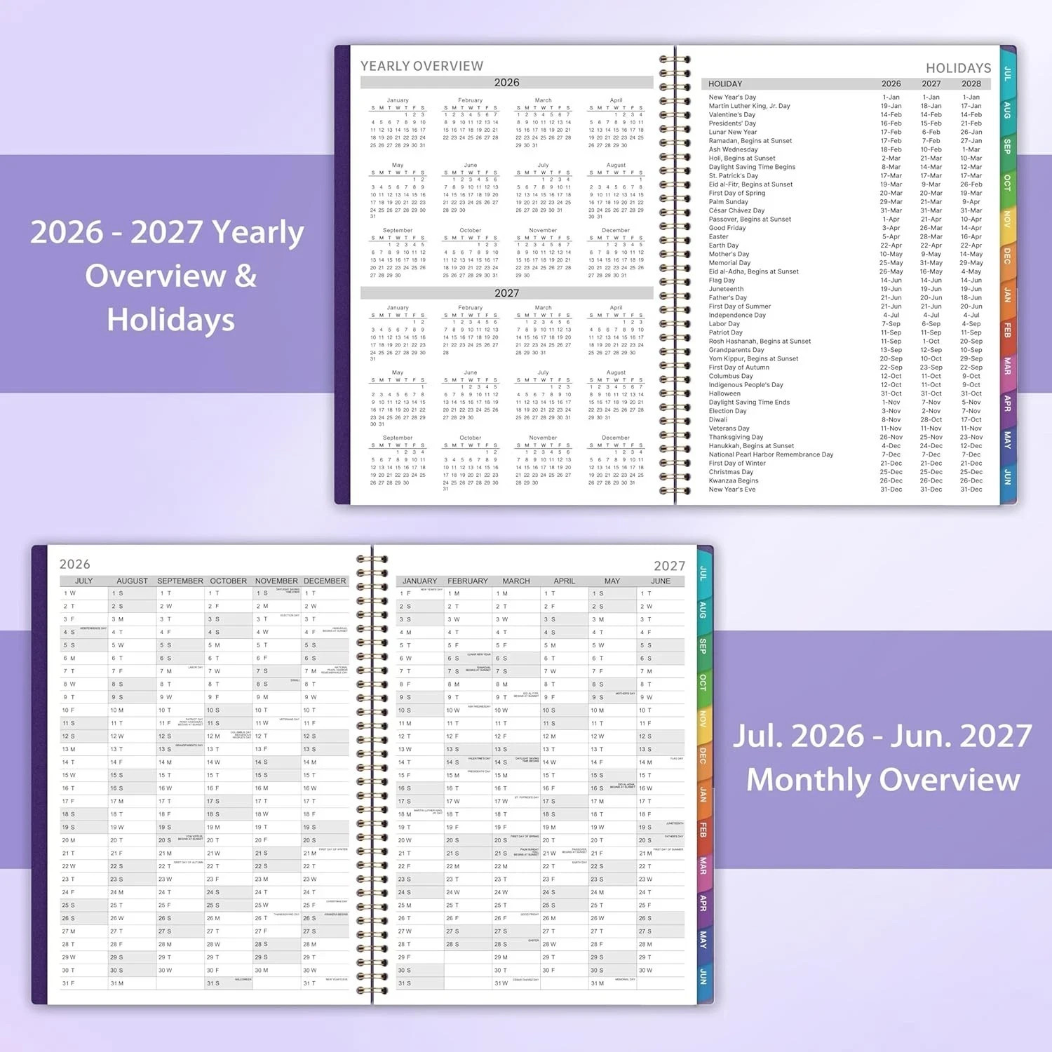 2026-2027 Appointment Book/Planner – 8.2″ x 11″, Daily Planner