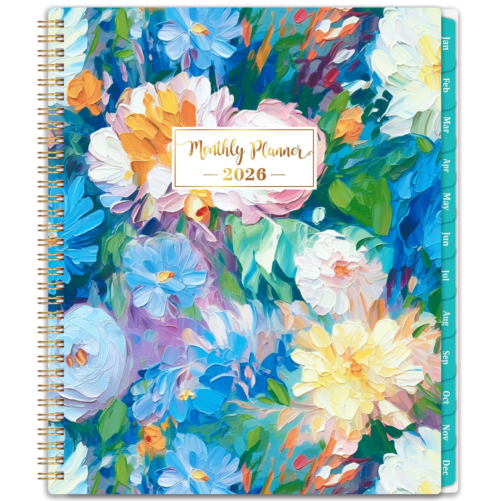 2026 Monthly Planner Twin-Wire Binding Calendar Planner, 11×9 Inch