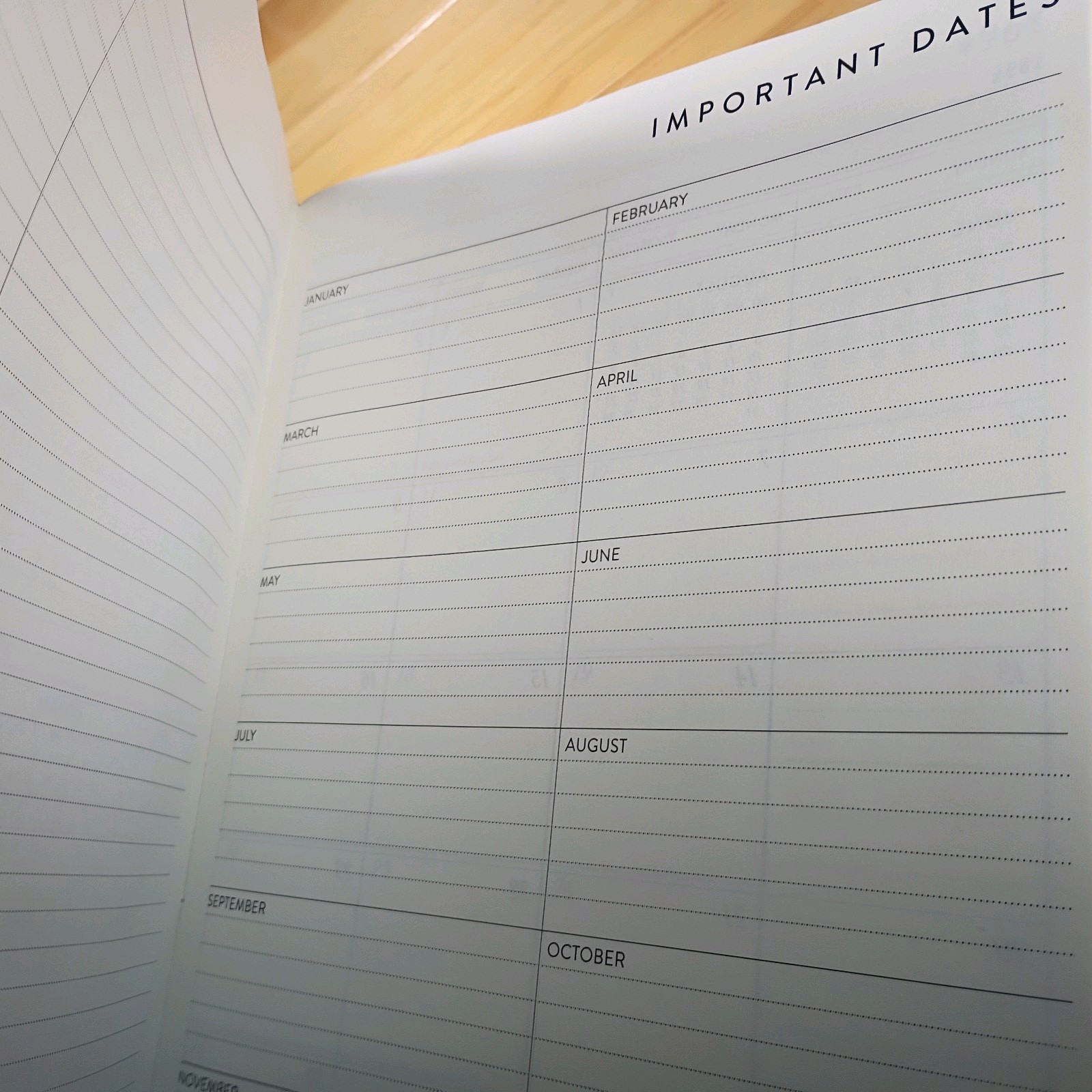 2026 Bespoke Letterpress – Blue Sky Bespoke Letterpress Planning Calendar 156220