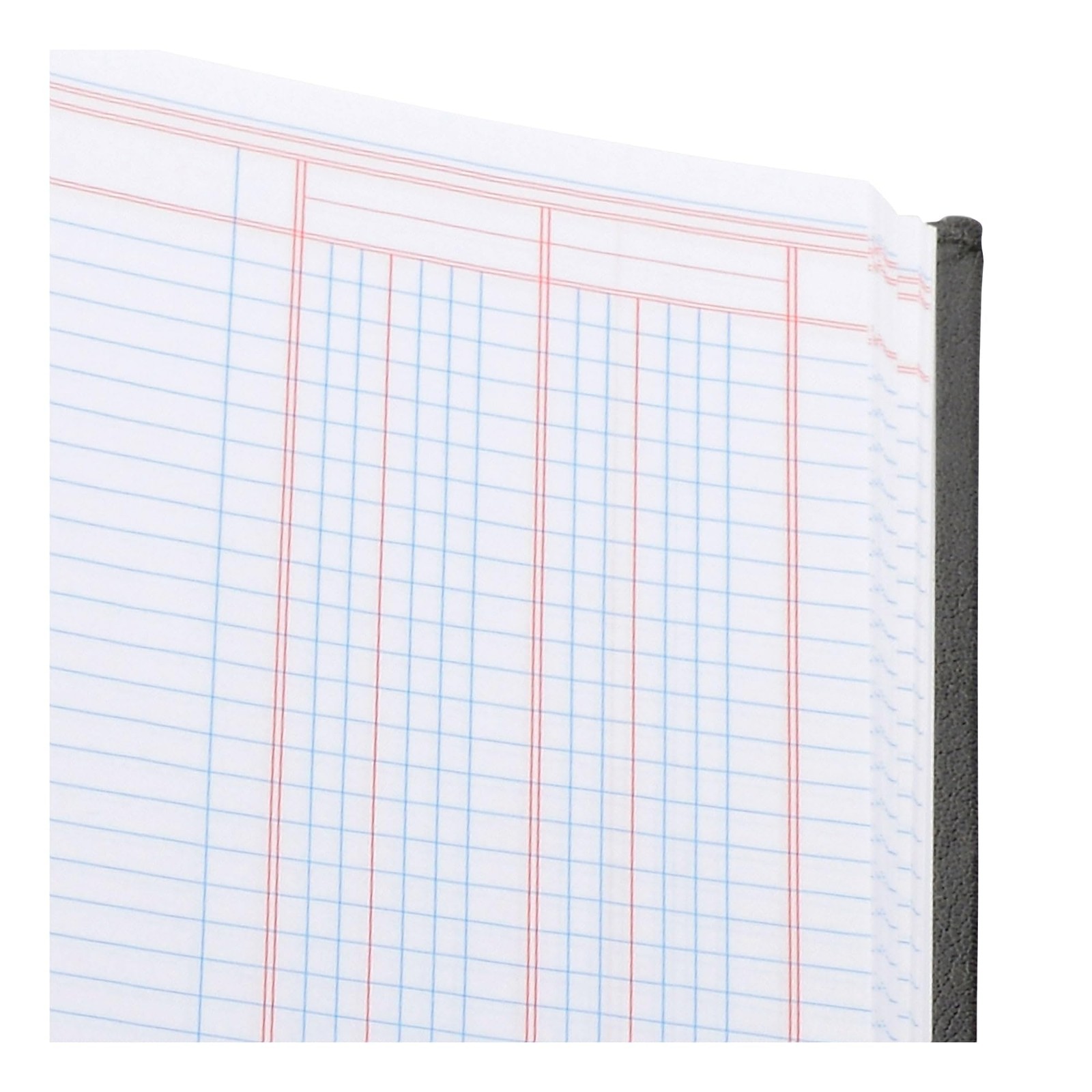 Wilson Jones Hardbound Accounting Journal 9.25×7 Inches 2 Columns 80 Pages Black