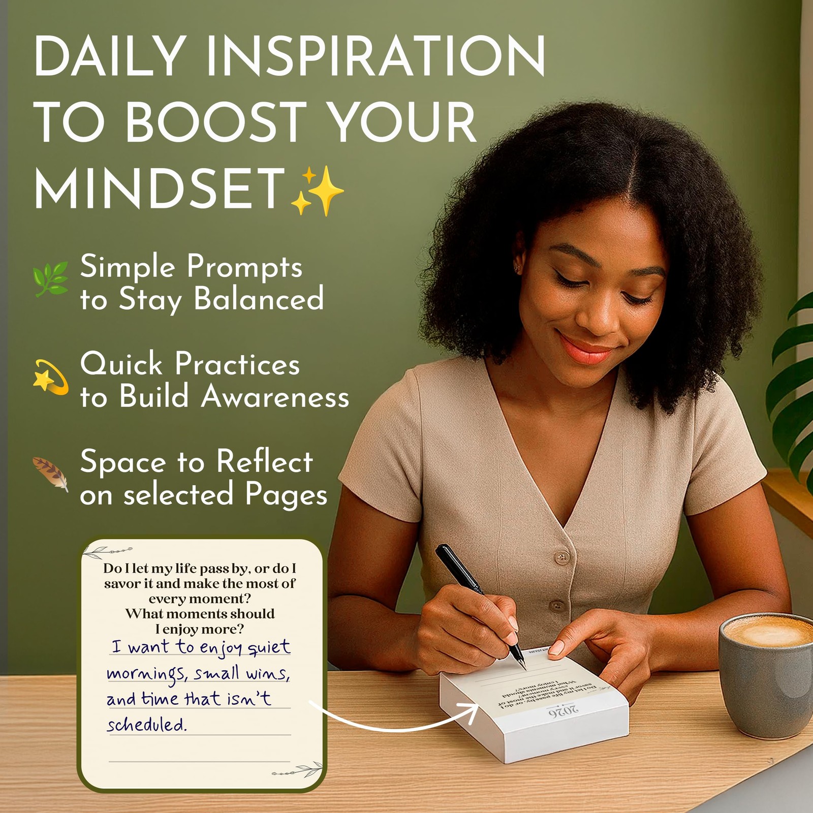 Mindfulness Desk Calendar 2026 – Daily Inspirational Page-A-Day