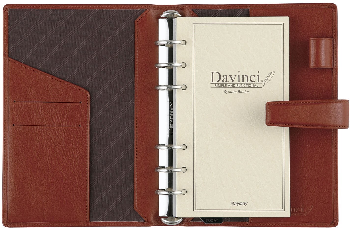Raymay Fujii Davinci Standard System Planner, Bible Edition, Brown DB3005C