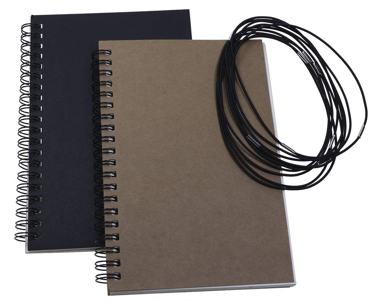 10Pcs Black Notebook Elastic Spring Bands Connecting Insert Refill Strap Band…