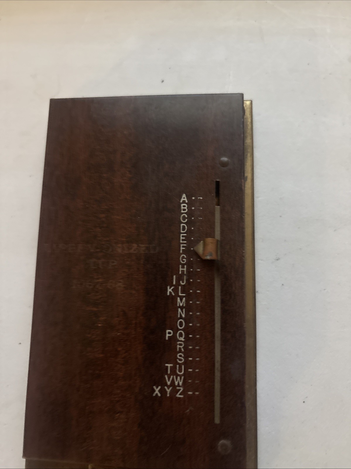 vintage Metal Pop Open Address Telephone Book