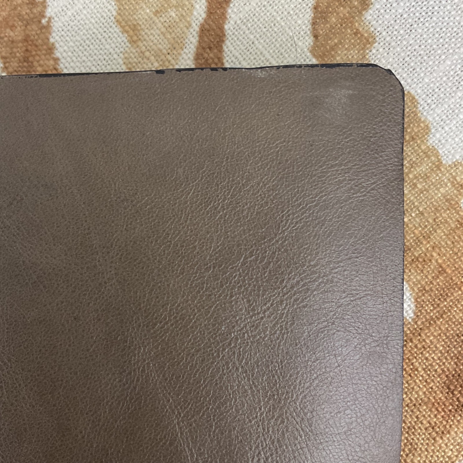 Handmade Gray Leather Travel Journal – Mixed Media Paper – 5 x 8 inch