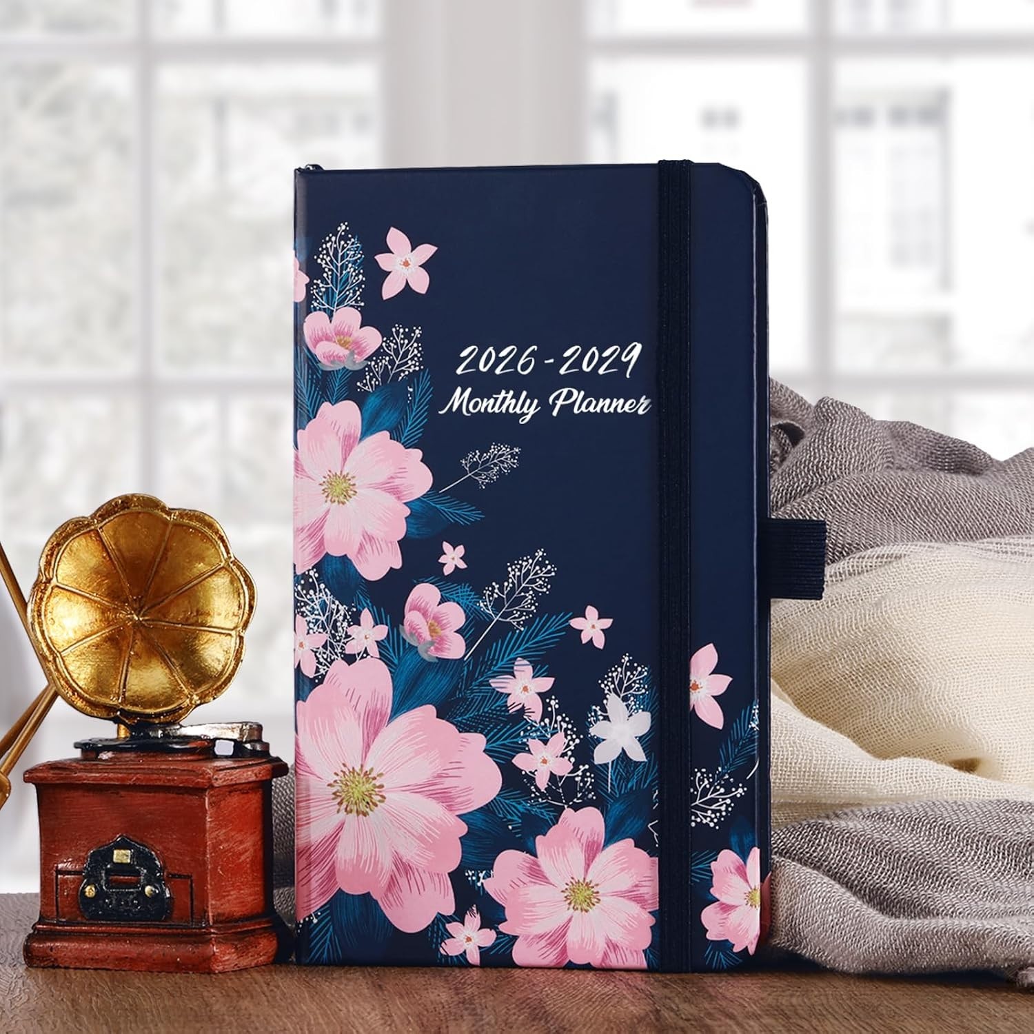 Portable 3- Monthly Planner – 6.3″ x 3.8″ with Paper, 61 Notes