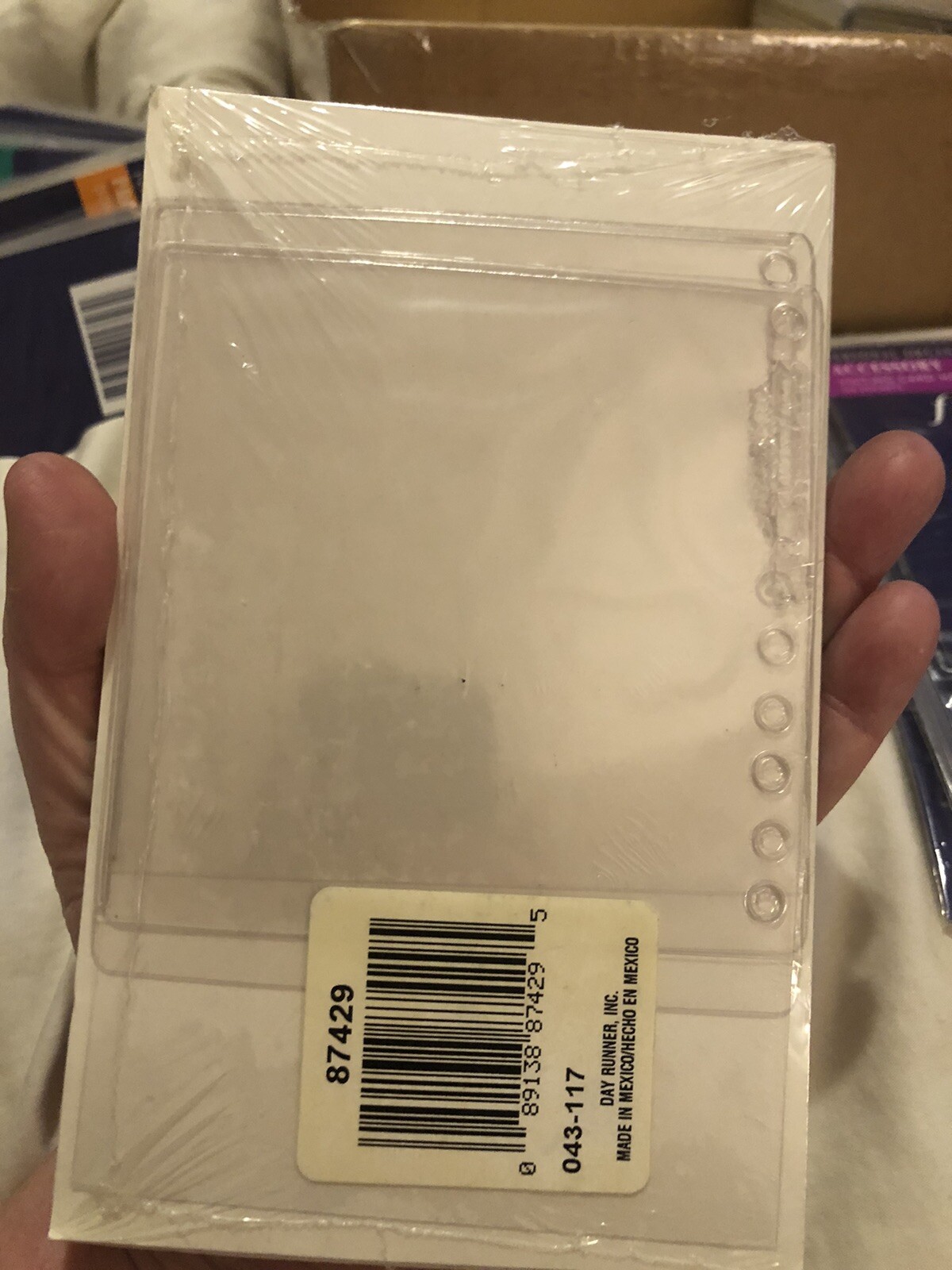 6- Pack Day Runner 3.5″ Diskette Holder Page Size 3 1/4″ x 6 1/4″ 2 per package