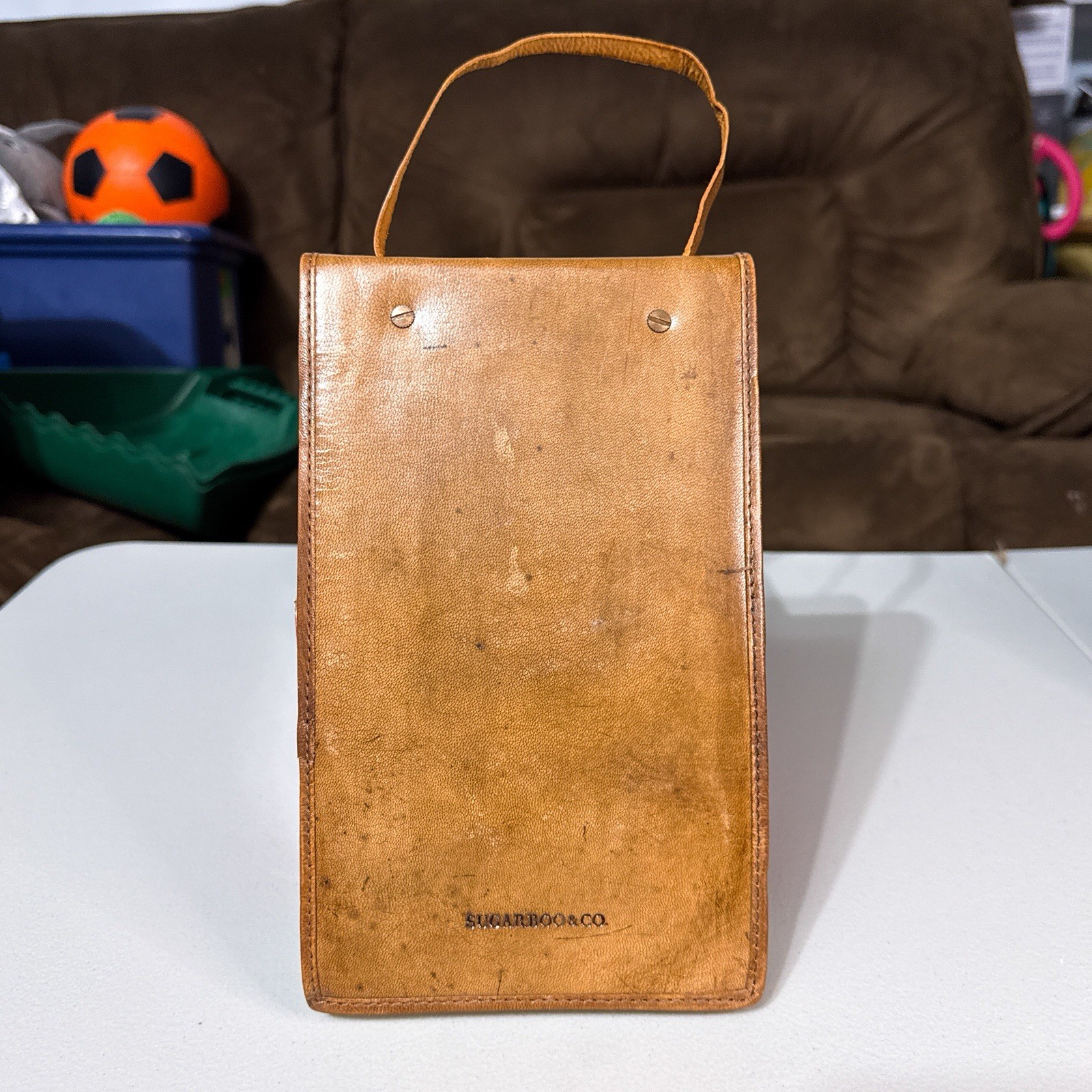 Sugarboo & Co. Leather Bound Journal What Good Shall I Do This Day? Notepad