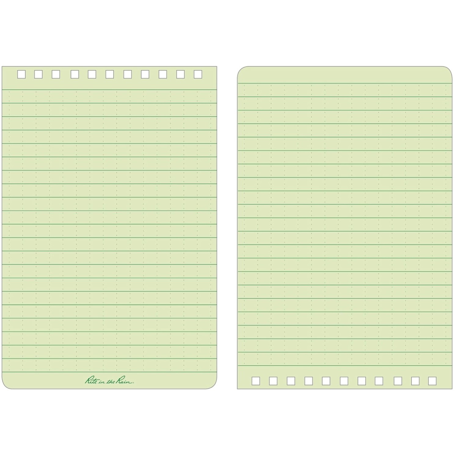Waterproof Top Spiral Notepad 4×6, Universal Pattern, 6 Pack