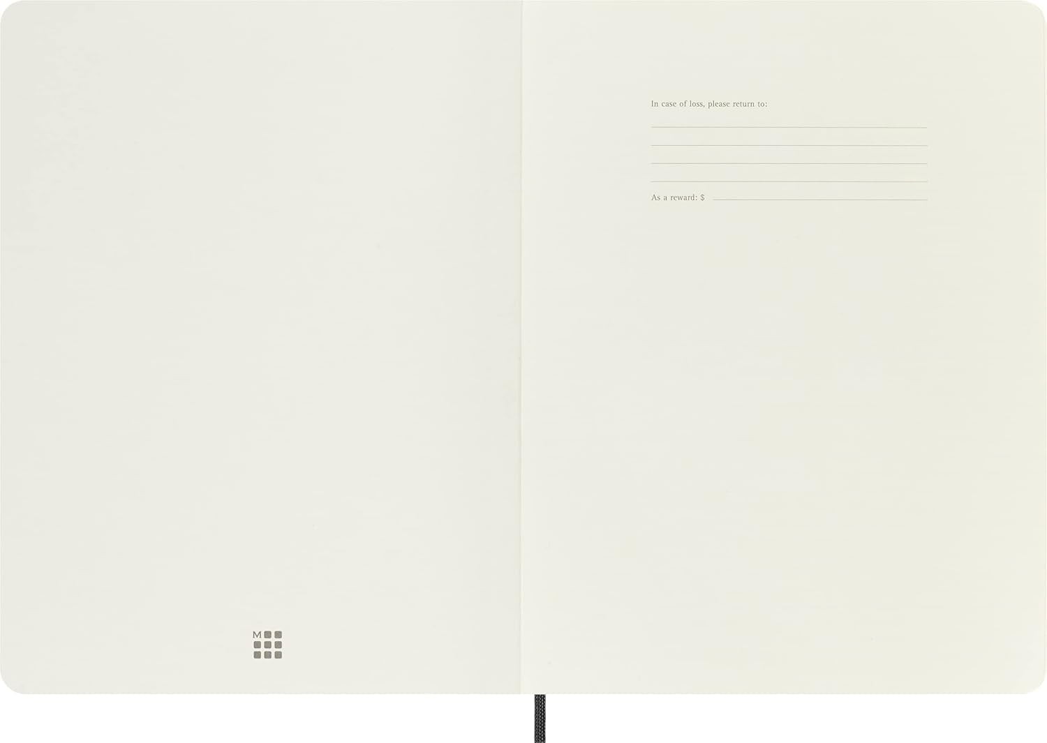 Moleskine Classic Notebook, Soft Cover, XL 7.5″ x 9.5″ Squared/Grid, Black, 1…